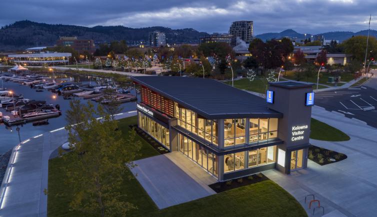 Visitor Centre Drone Shot