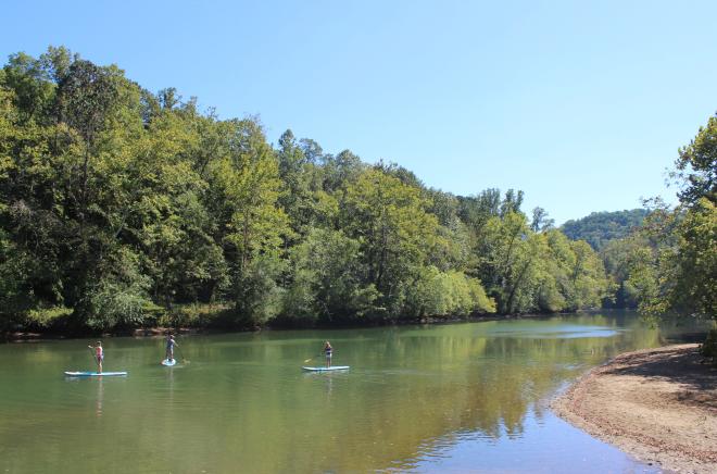 Standup Paddledboaring Roanoke River