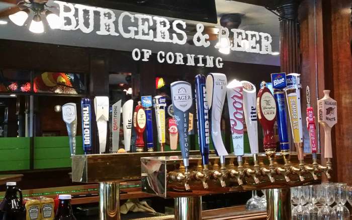 Tap Line at Burgers & Beer