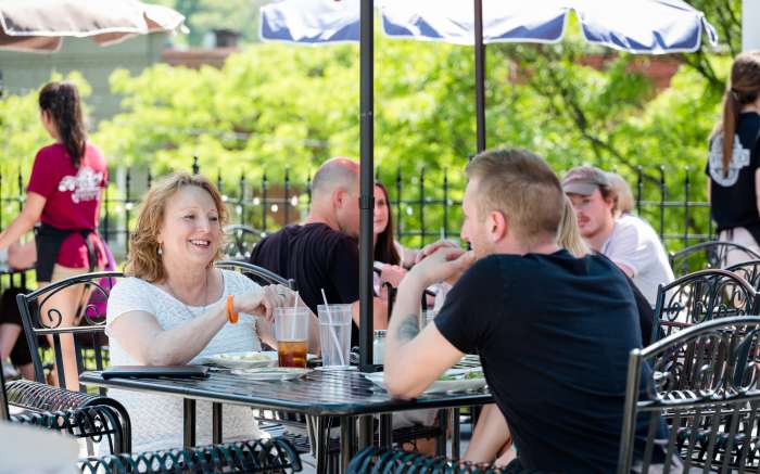 Market Street patio dining