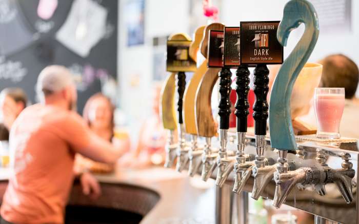Iron Flamingo tap line