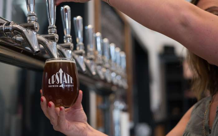 Upstate Brewery tap line