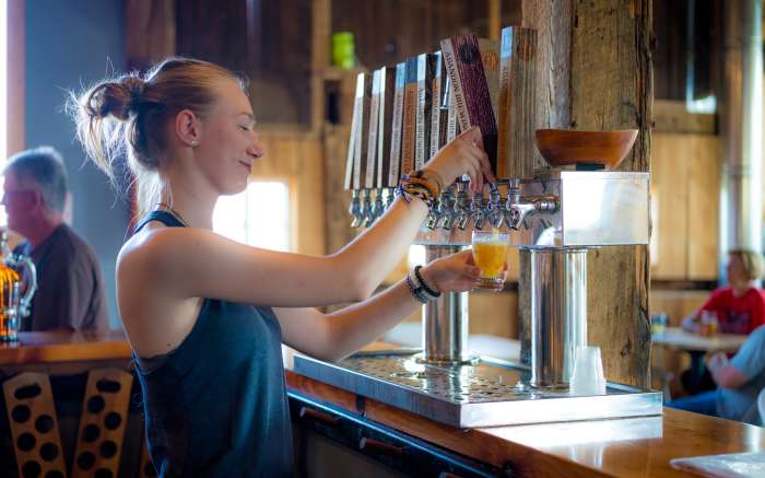 Abandon Brewing tap line