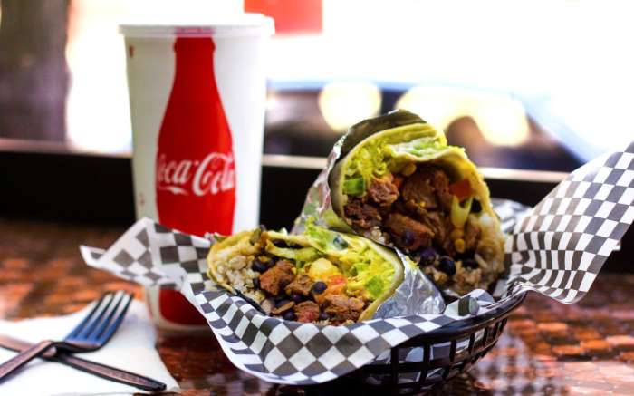 Burrito at Boomers