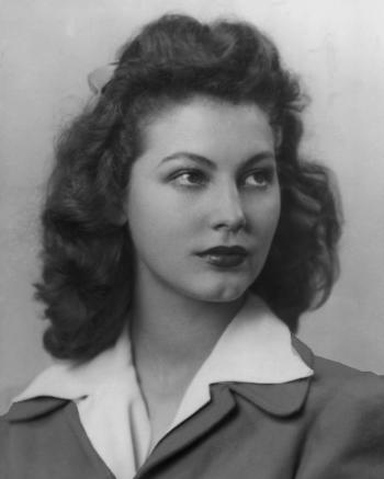 Ava Gardner as student at Atlantic Christian College, Wilson, NC.