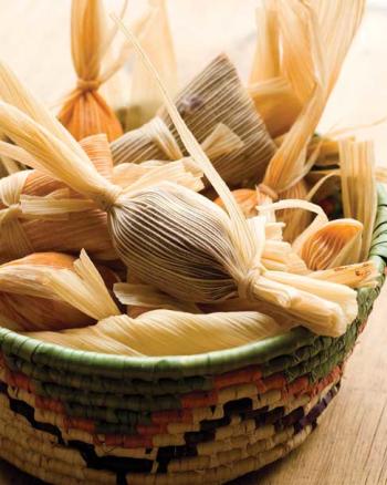 Basket of tamales