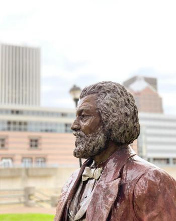 Frederick Douglass Replica Statue in Rochester, NY