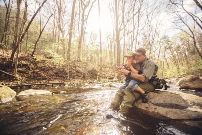 Creek Fishing - Jefferson National Forest