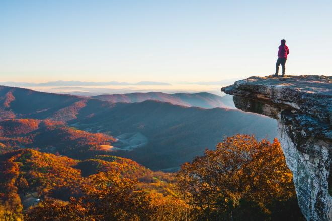 McAfee Knob - Fall - Blue Ridge Mountains