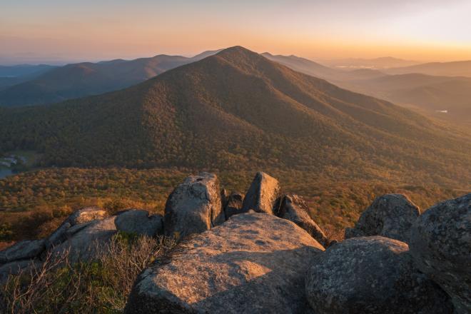 Sharp Top Mountain - Blue Ridge Parkway