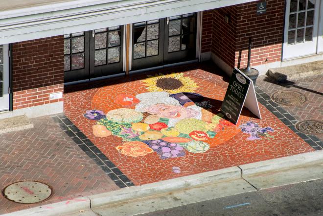 Tile Mosaic - City Market Building, Downtown Roanoke