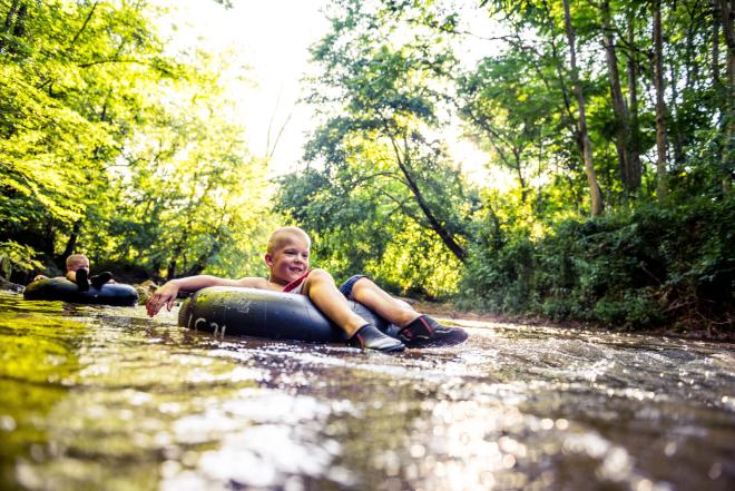 Tubing the Pigg River - Franklin County, Virginia