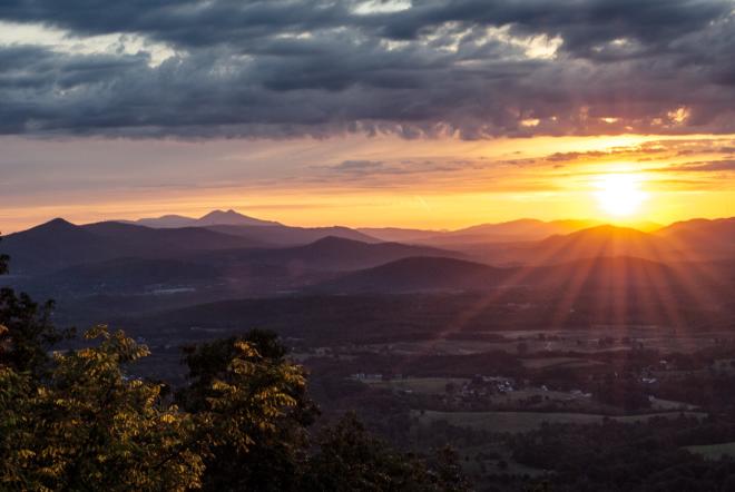 Roanoke Mountain Sunrise