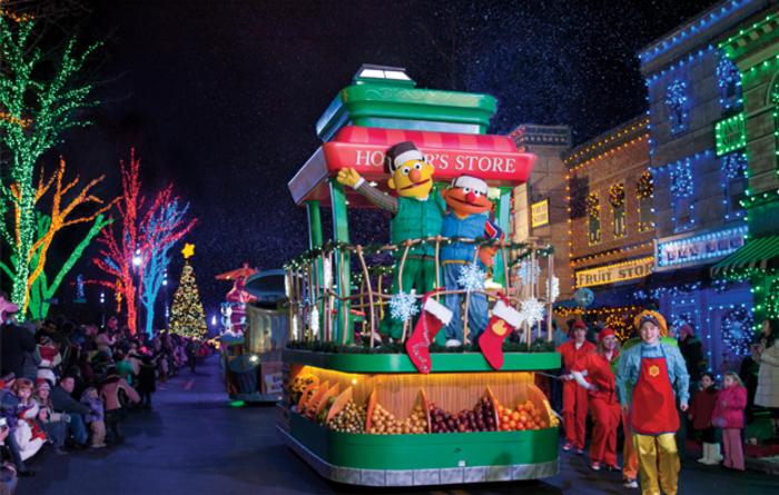 Christmas Parade at Sesame Place