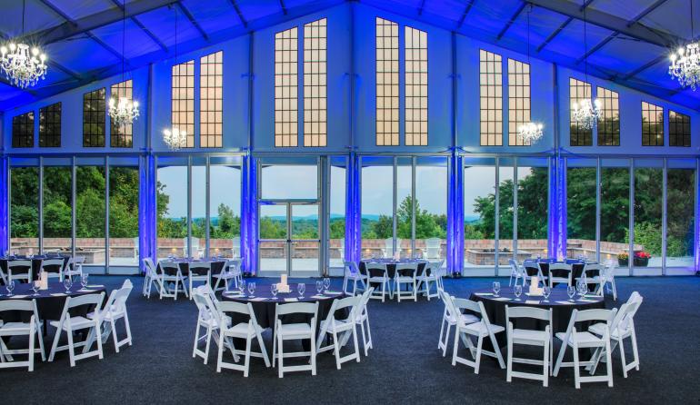 Event Tent at Woodcliff Hotel