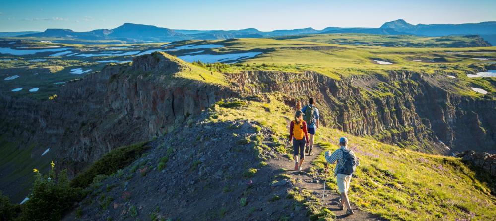 Hiking the Devil's Causeway in the Flatop Wilderness Area