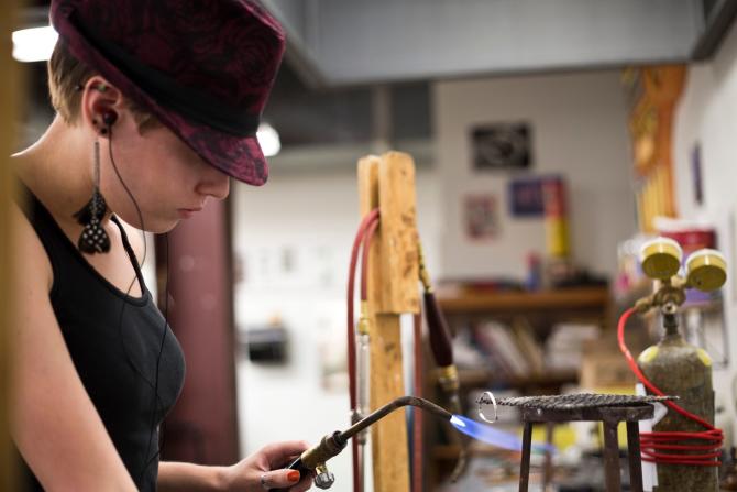 Learn metalworking and silversmithing at Mark Arts in Wichita KS