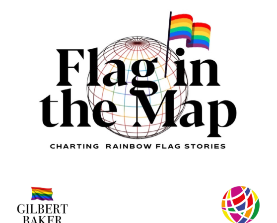 Flag in the Map. Click to enlarge Image.