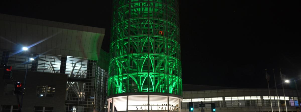 Salt Palace Convention Center Green Tower