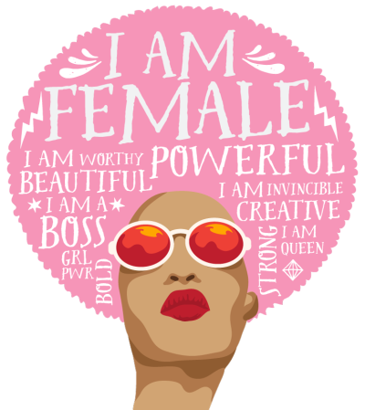 Woman of Power Ladybug Logo
