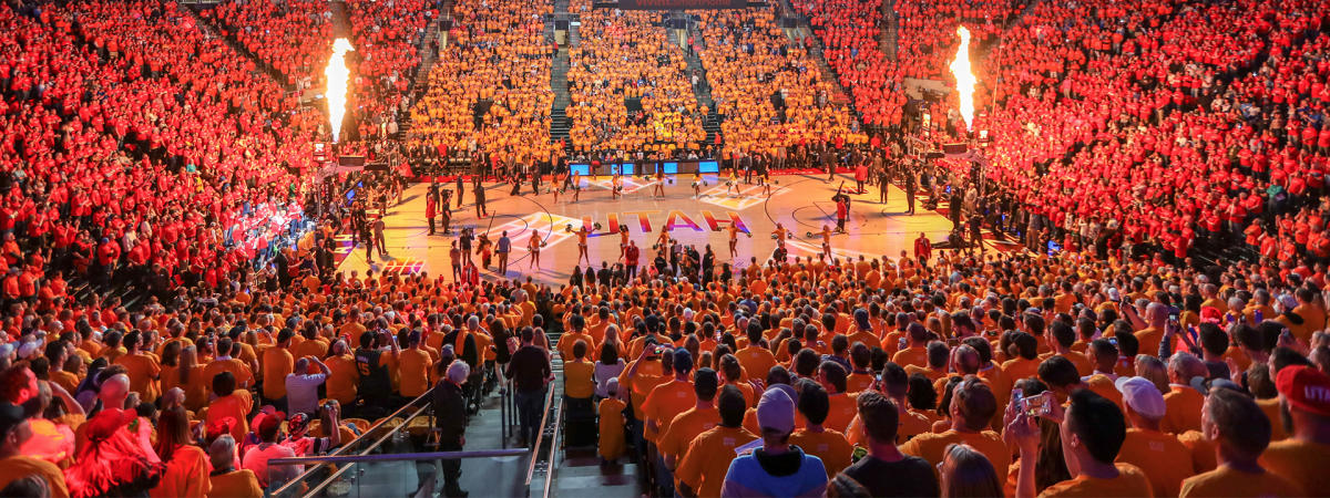 Utah Jazz Basketball Game at Vivint Smart Home Arena