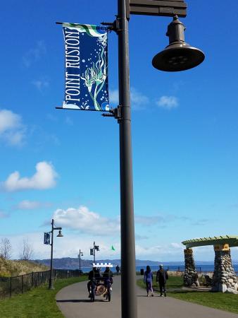 Bicycle surrey at Point Ruston