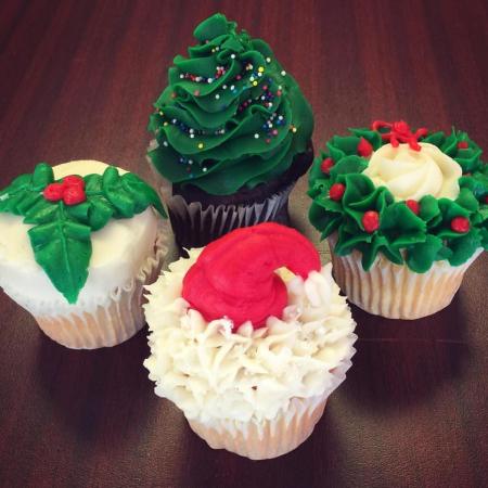 Our Cupcakery Holiday cupcakes