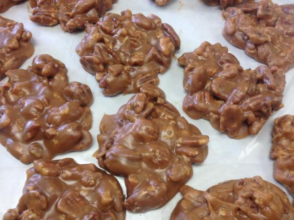 Pralines of all shapes and sizes can be found at Southwest Louisiana festivals.
