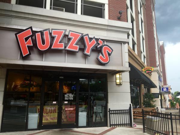 Exterior of Fuzzy's Taco Shop in Athens, GA