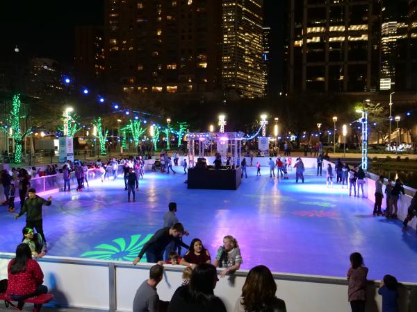 Roller Rink At Discovery Green Is Back