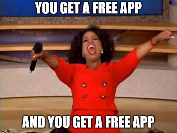 free app meme