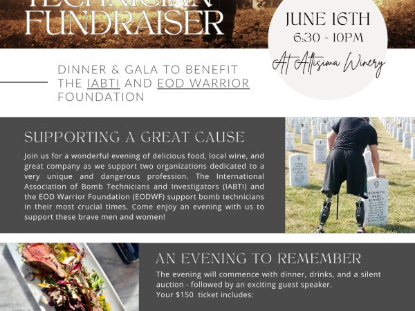 Wounded Bomb Technician Fundraiser
