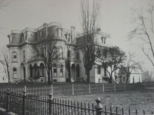 Culbertson Mansion Black and White