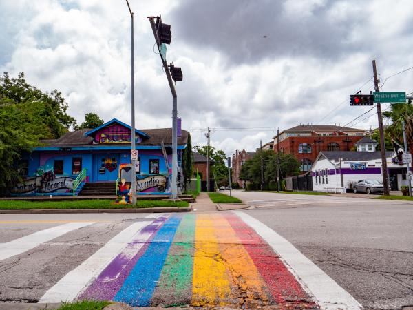 Montrose Pride Crosswalk