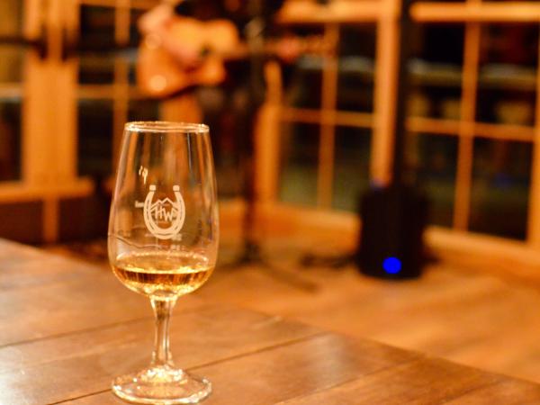 Highwest whiskey in tasting glass