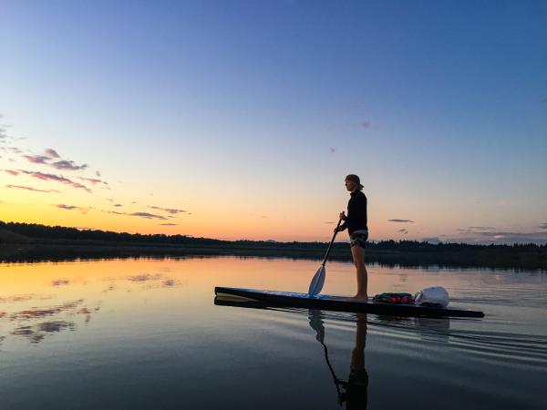 SUP on Vancouver Lake