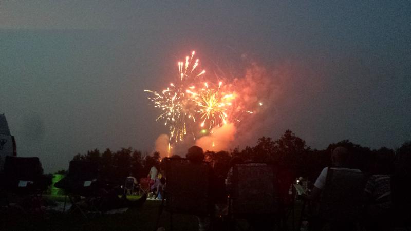 Fireworks at Pioneer Park