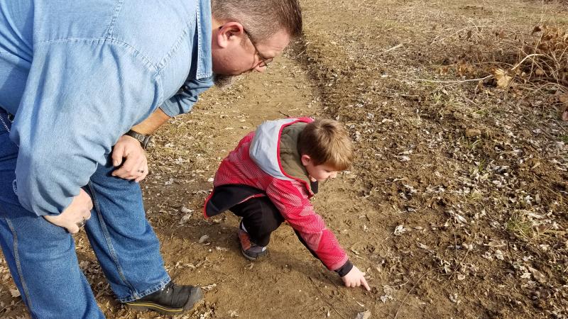 Looking for animal tracks can be a fun activity for the whole family!