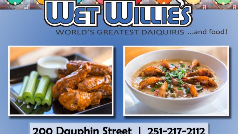 Wet Willie's food