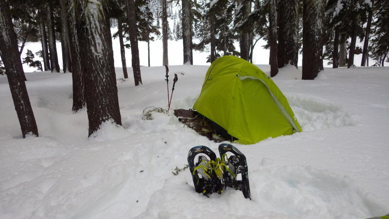 Snow Camping Tent Site by Joey Jewell Snow Camping Tent Site by Joey Jewell