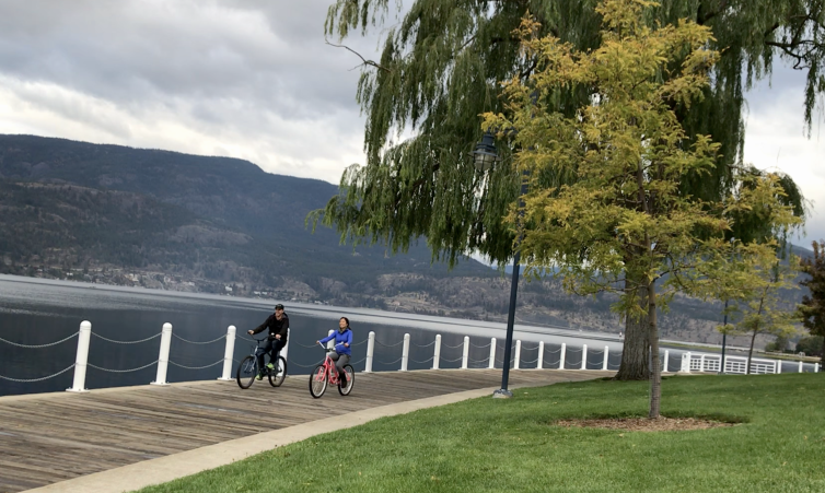 Waterfront Boardwalk Biking