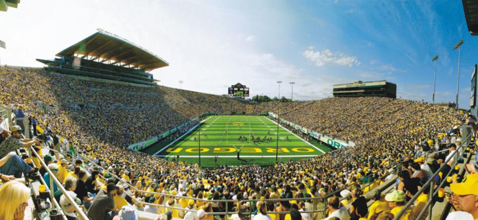 Oregon Ducks Autzen Stadium Seating Chart