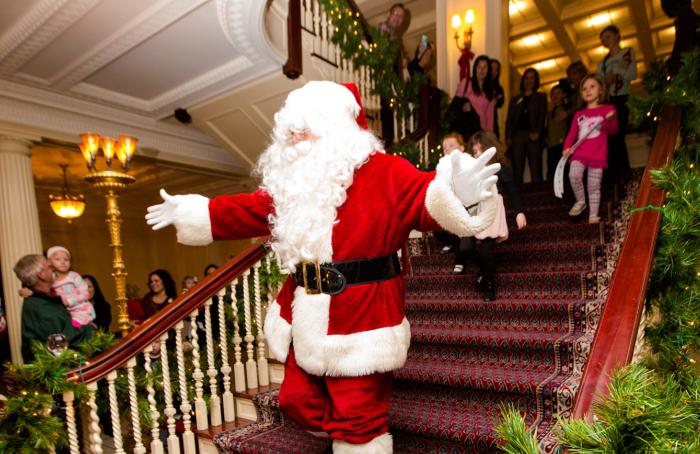 Santa Arriving at George Eastman Museum