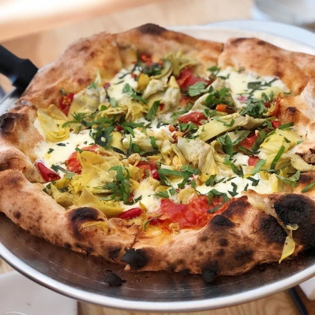 Pizza at Bar Corallini on Atwood Avenue in Madison