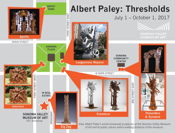 Albert Paley Public Art Map