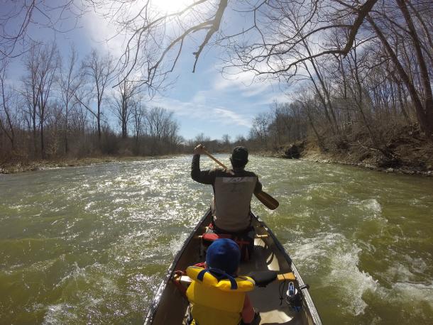 Paddling the Thames