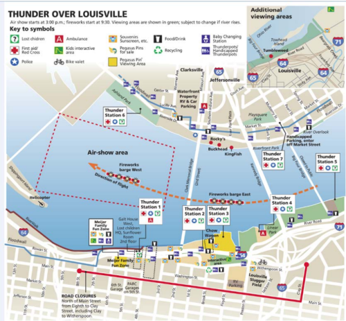 Thunder Viewing Map