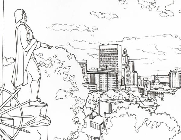 Providence coloring page - Prospect Park