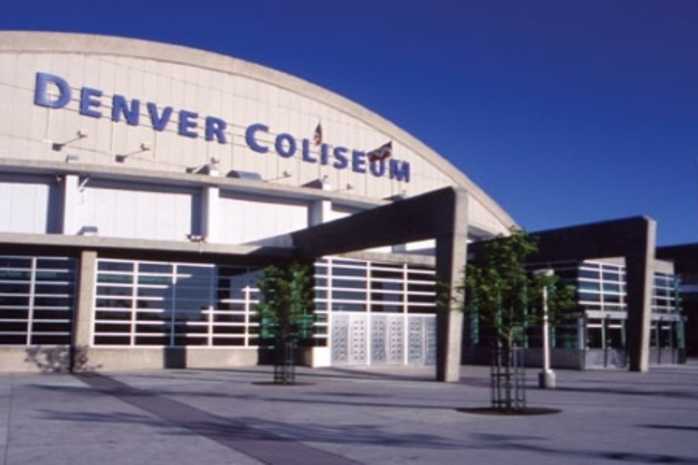 Denver Coliseum Seating Chart Stock Show