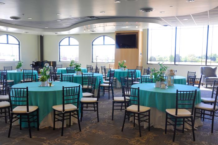 The event room at Blue Lemon